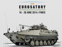 Militärfahrzeuge der Militär-Messe Eurosatory 2014