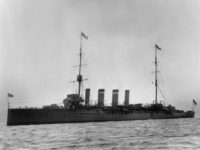 Light cruiser HMS Falmouth